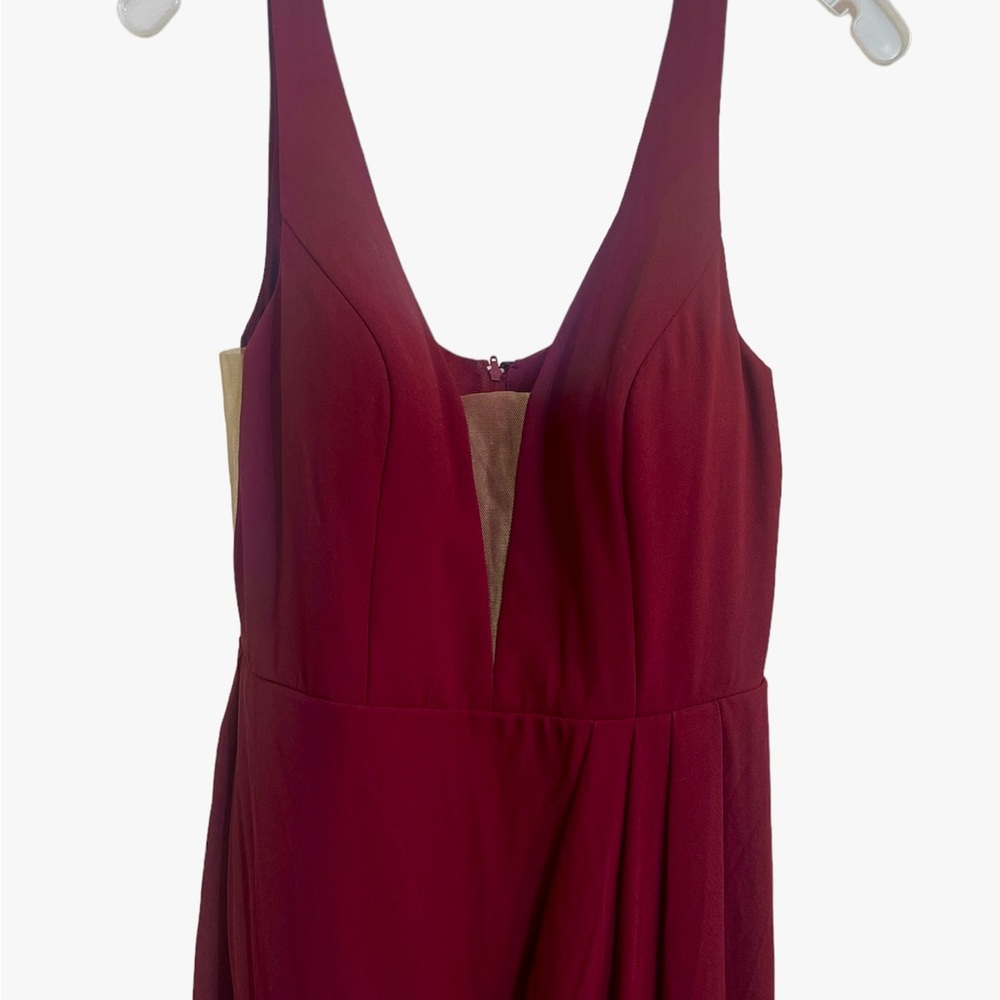 DB Studio (David’s Bridal) dress in wine